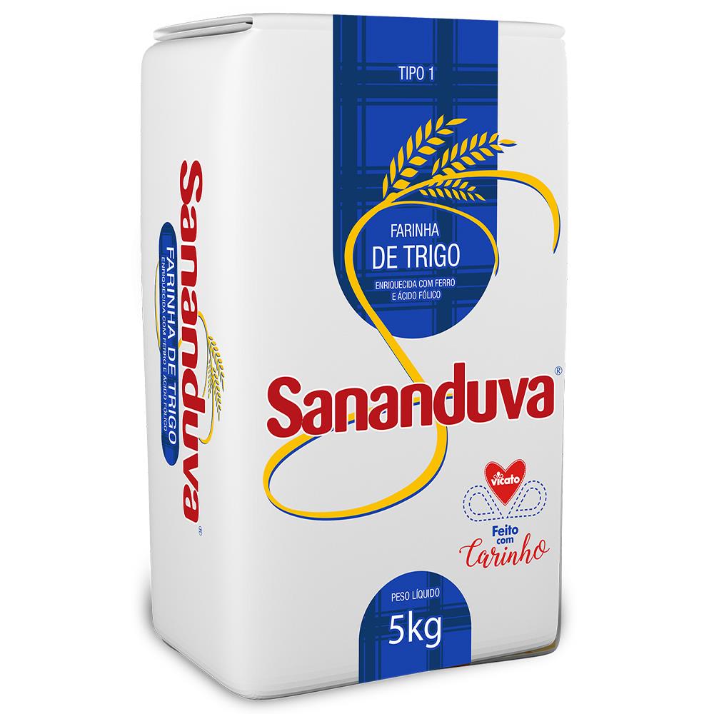 Farinha de Trigo Sananduva 5 kg - DaCidadeShop