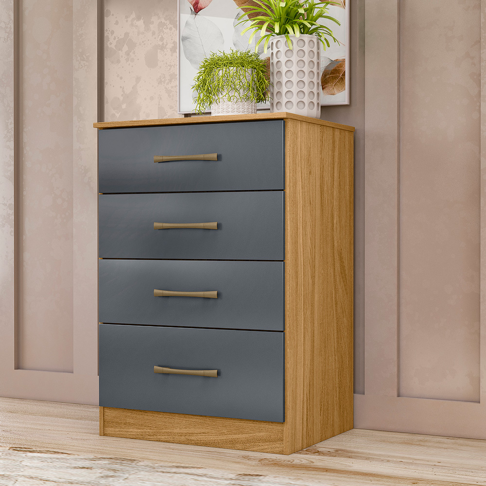 COMODA MOVAL - MS913 - FREIJO CINZA - DaCidadeShop
