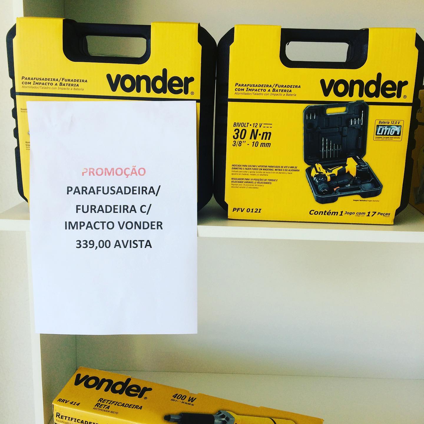 Parafusadeira Vonder - DaCidadeShop