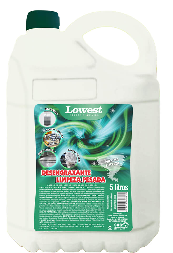 Desengraxante limpeza pesada - DaCidadeShop