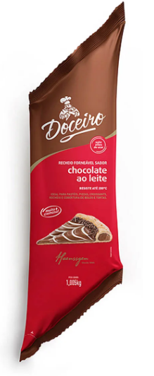 RECHEIO CHOCOLATE AO LEITE DOCEIRO 1,01kg - DaCidadeShop