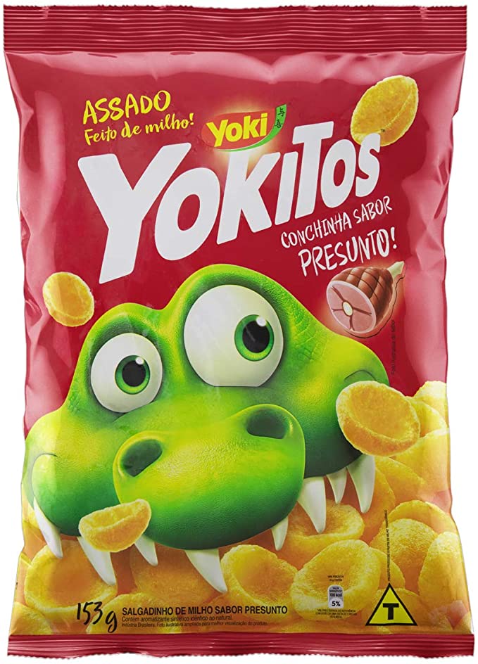 Salgadinho Yokitos sabor presunto - DaCidadeShop