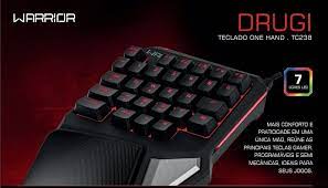 teclado warrior drug - DaCidadeShop