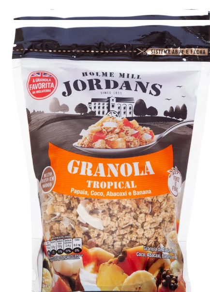 GRANOLA JORDANS TROPICAL 400G - DaCidadeShop