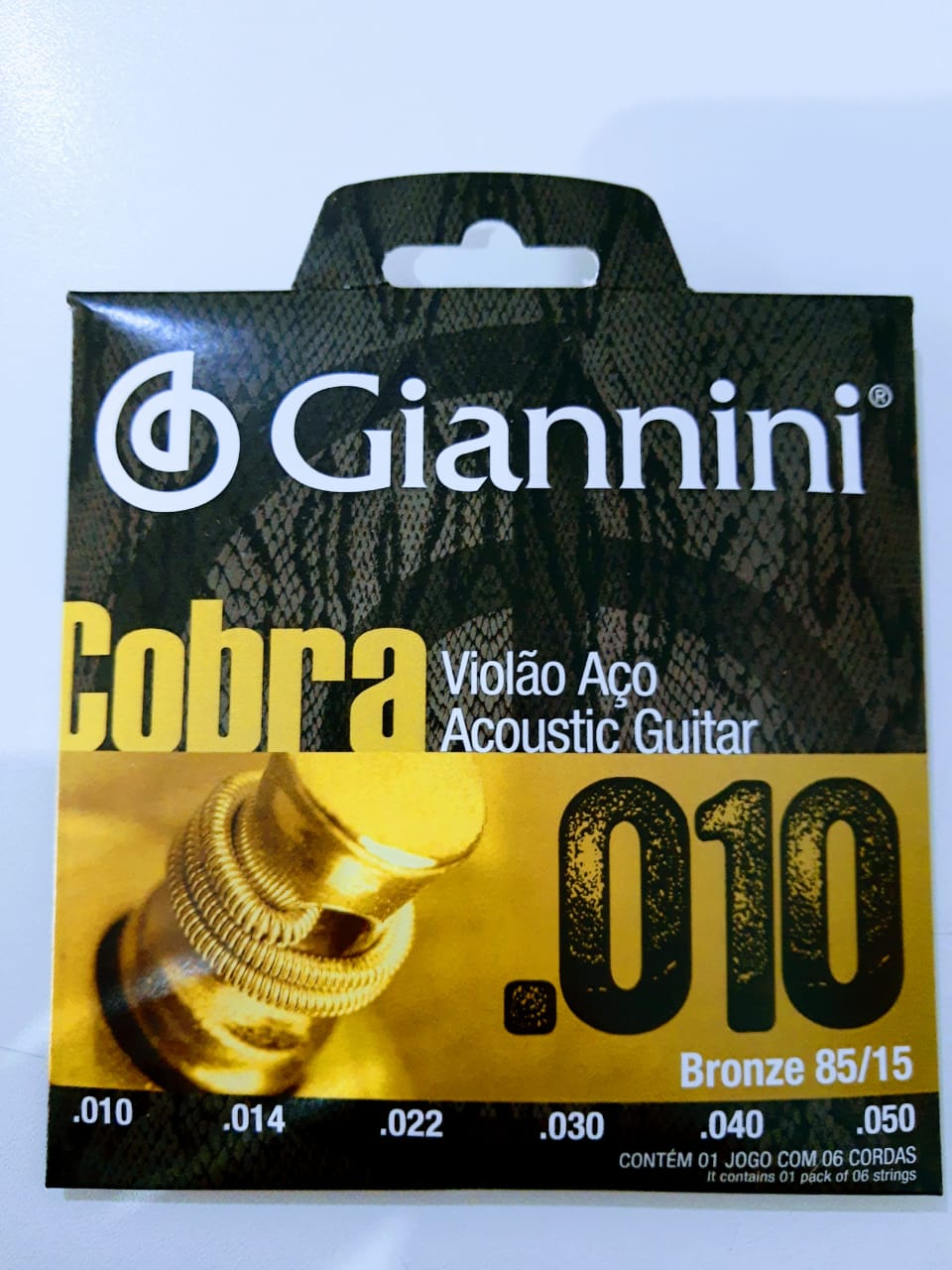 Giannini Cobra Violão Aço 010 - DaCidadeShop
