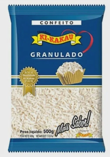 GRANULADO BRANCO KI-KAKAU 500 G - DaCidadeShop
