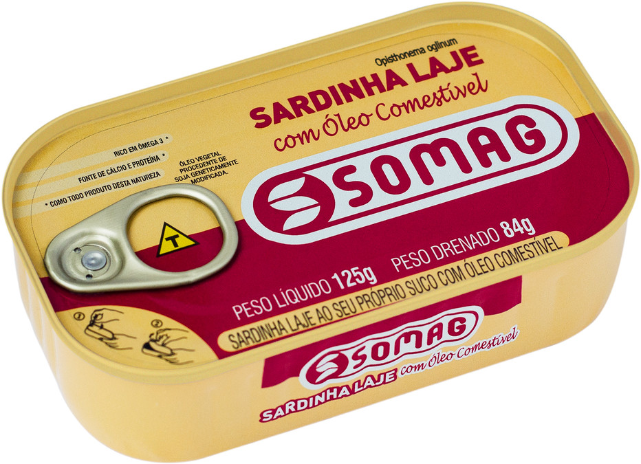 Sardinha laje com óleo - DaCidadeShop