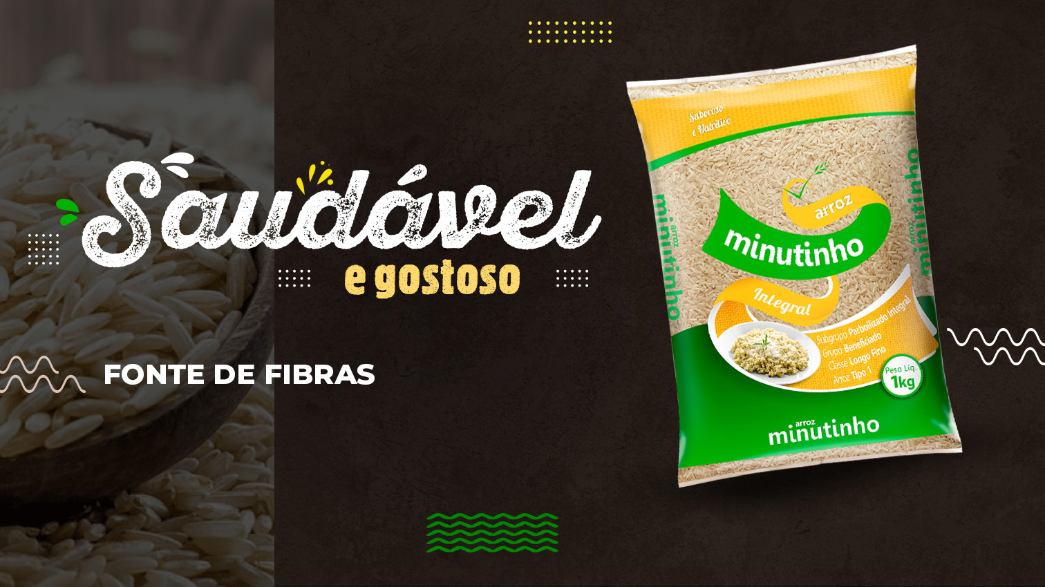 Arroz minutinho 1 kg - DaCidadeShop