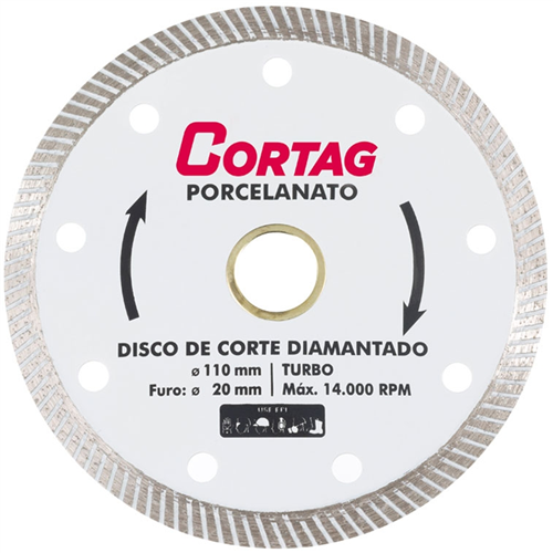 Disco para porcelanato cortag  - DaCidadeShop