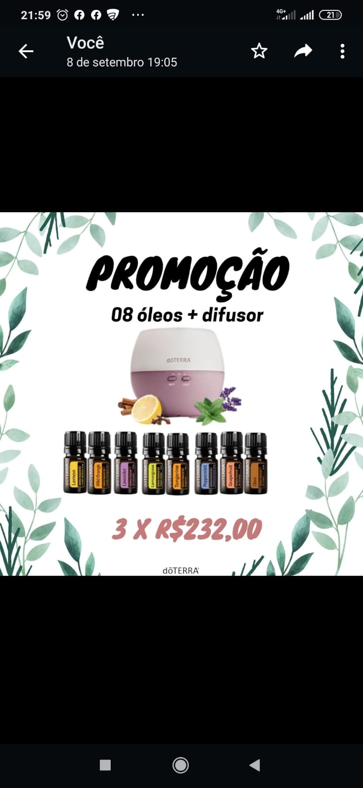 Promoção ganha óleo de lavanda e o willd Orange - DaCidadeShop