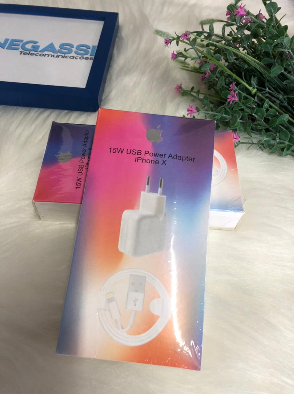 CARREGADOR USB POWER ADAPTER 15W IPHONE - DaCidadeShop