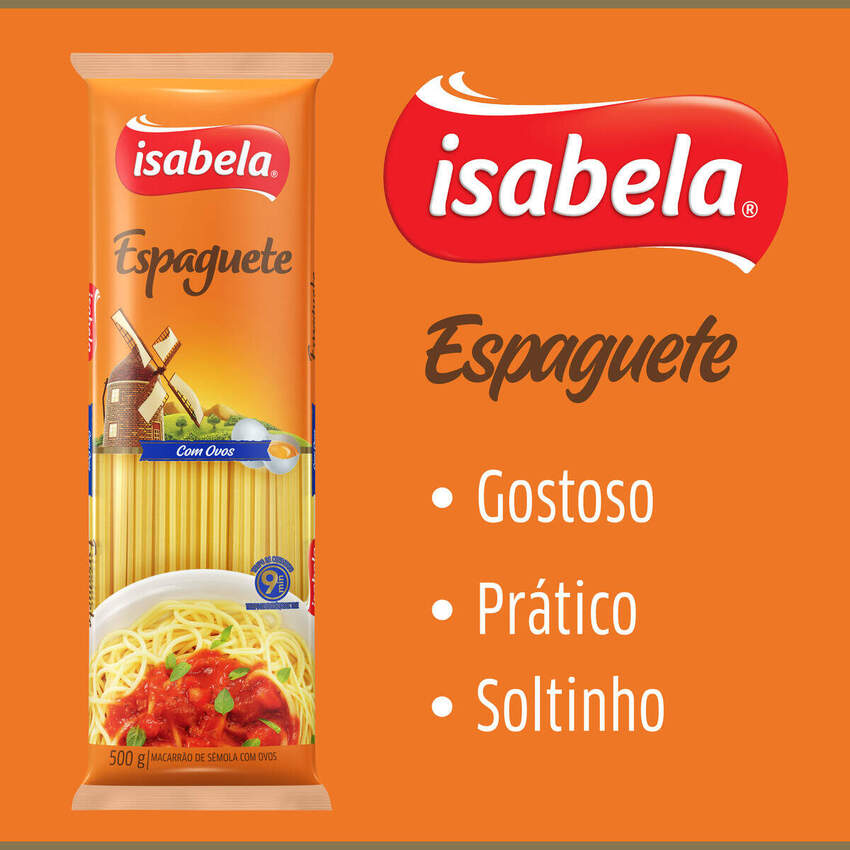 Macarrão espaguete Isabela  - DaCidadeShop